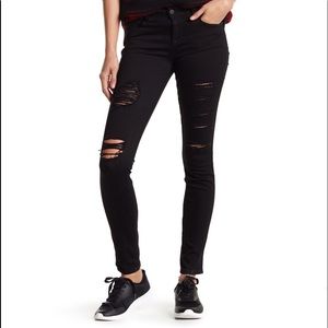 Genetic | 24 | Black Distressed Jeans